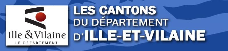 Les cantons du département d'Ille-et-Vilaine