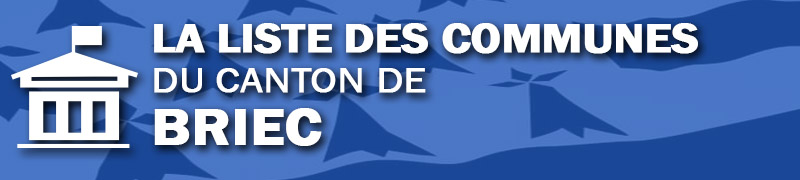 Vignette des communes du canton de Briec