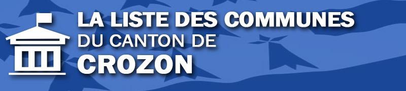 Les communes du canton de Crozon