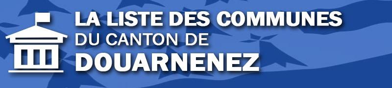 Les communes du canton de Douarnenez