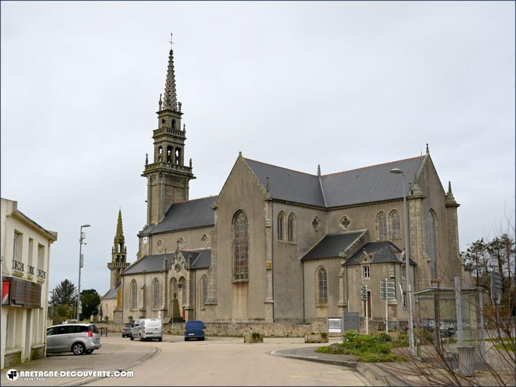 L'église Saint-Brévalaire à Kerlouan.