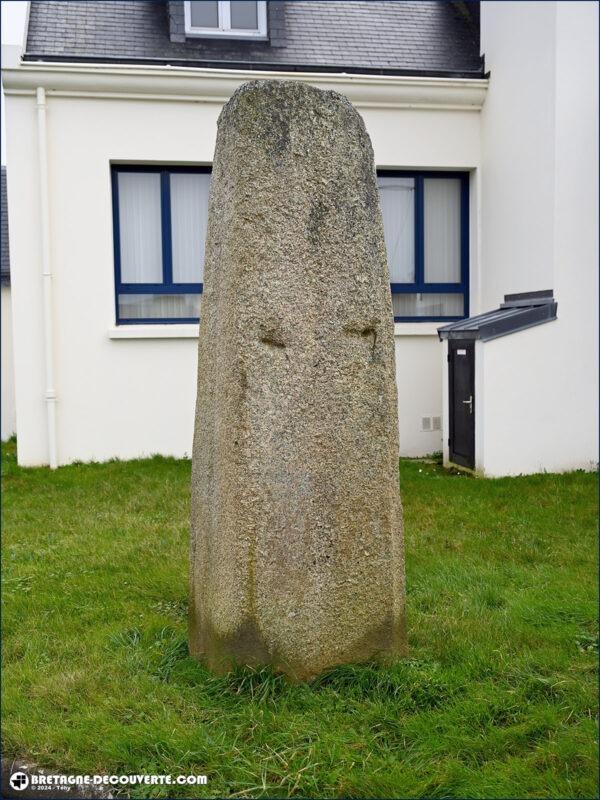 Stèle datant de l'âge du fer à Kerlouan.