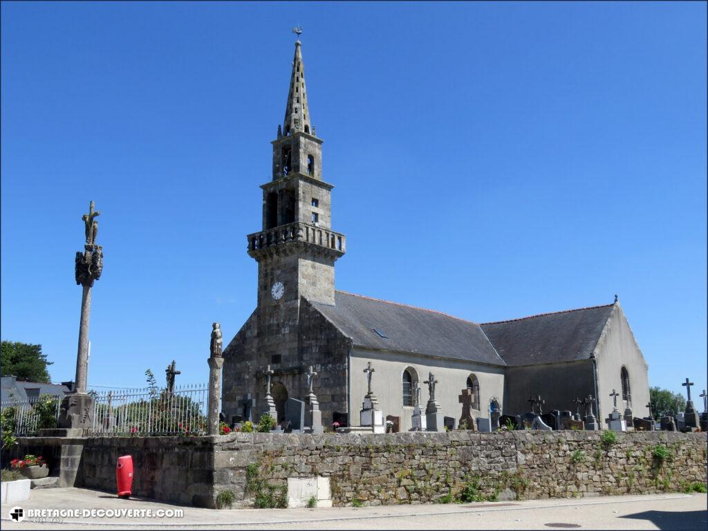 L'église Saint-Drien sur la commune du Drennec.