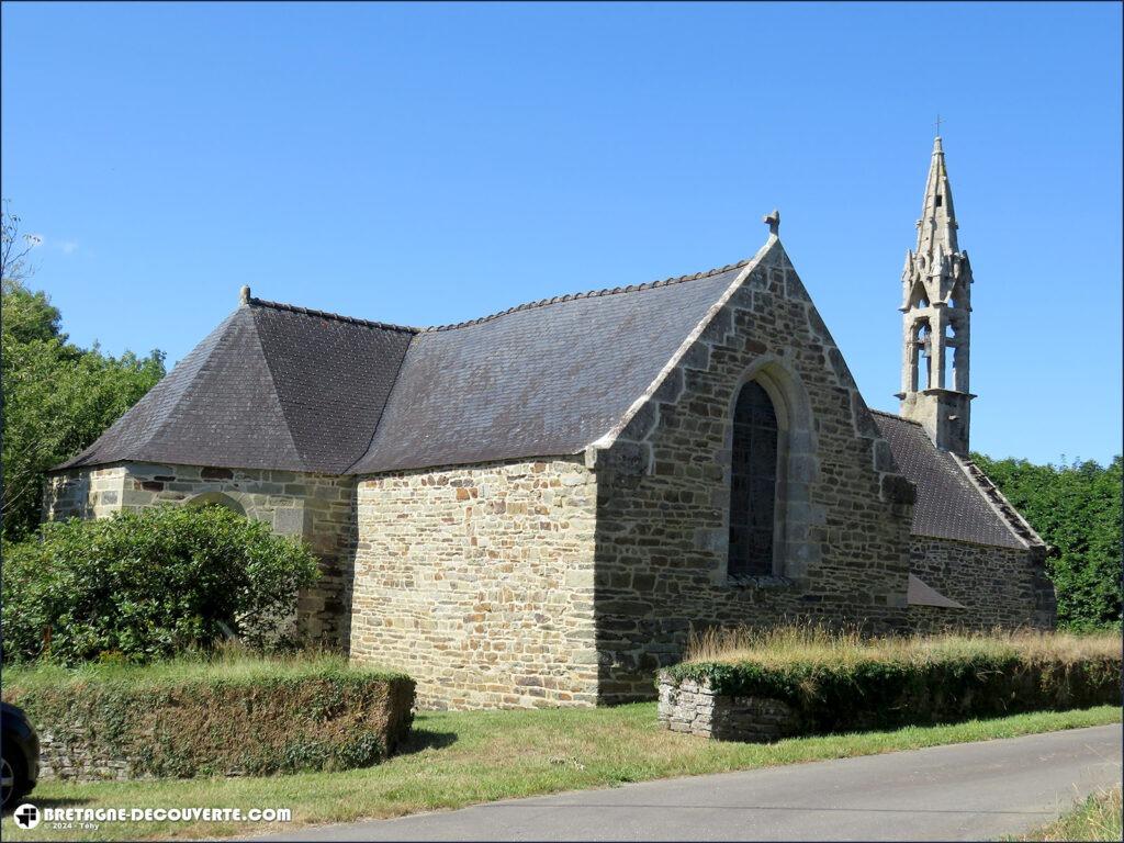La chapelle de Guénily sur la commune de Pleyben.