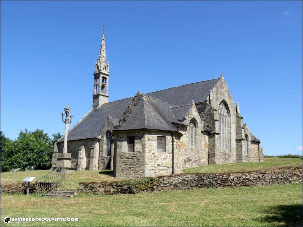 La chapelle de Lannélec sur la commune de Pleyben.