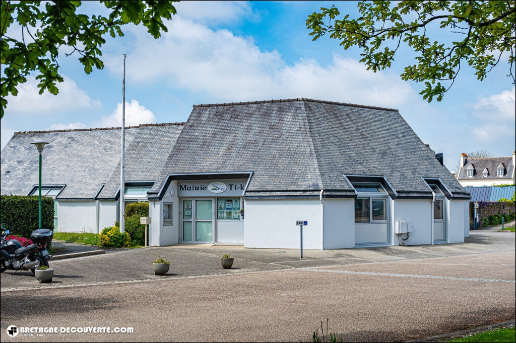 Mairie de la commune de Saint-Divy dans le Finistère.