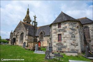L'église Sainte-Pitère sur la commune du Tréhou dans le Finistère.