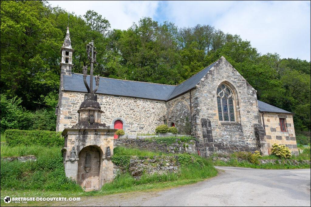 La chapelle Notre-Dame-de-Lorette sur la commune d'Irvillac.