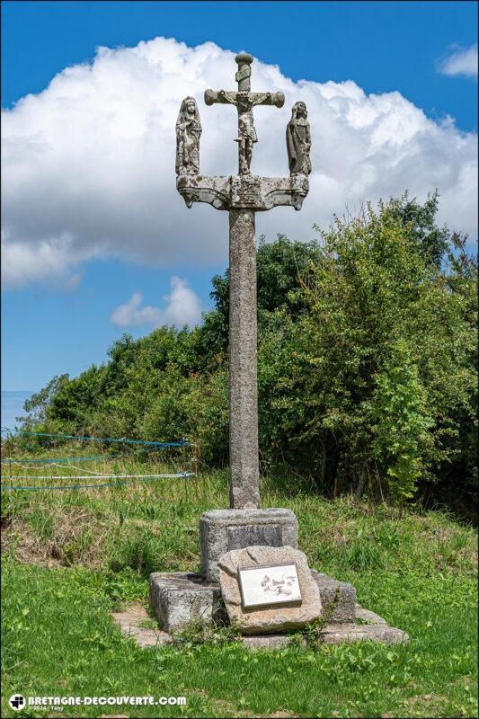 Le calvaire de Coz Castel sur la commune de Saint-Méen dans le Finistère.