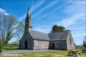 La chapelle Saint-Guénolé sur la commune de Lopérec dans le Finistère.