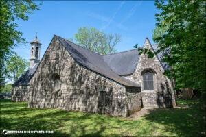La chapelle Saint-Sébastien sur la commune de Brasparts.