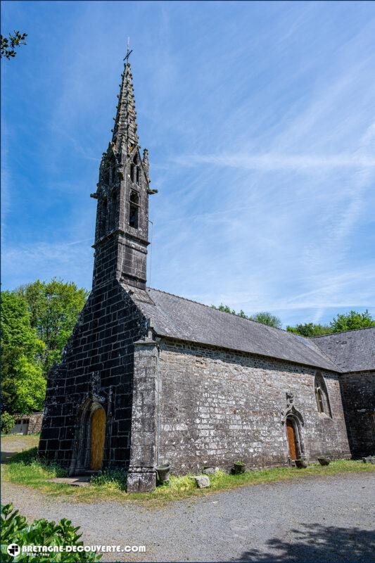 La chapelle Notre-Dame sur la commune de Lannédern.