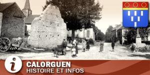 Vignette de la commune de Calorguen dans les Côtes d'Armor.