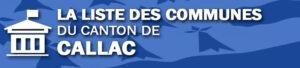Liste des communes du canton de Callac.