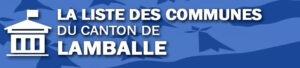 Liste des communes du canton de Lamballe.