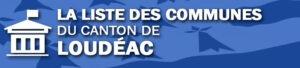 Liste des communes du canton de Loudéac.