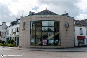 La mairie de la commune de Langonnet dans le Morbihan.