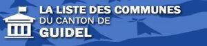 Liste des communes du canton de Guidel.