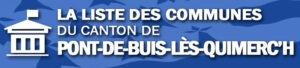 Liste des communes du canton de Pont-de-Buis-lès-Quimerc'h.