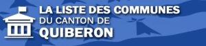 Liste des communes du canton de Quiberon.