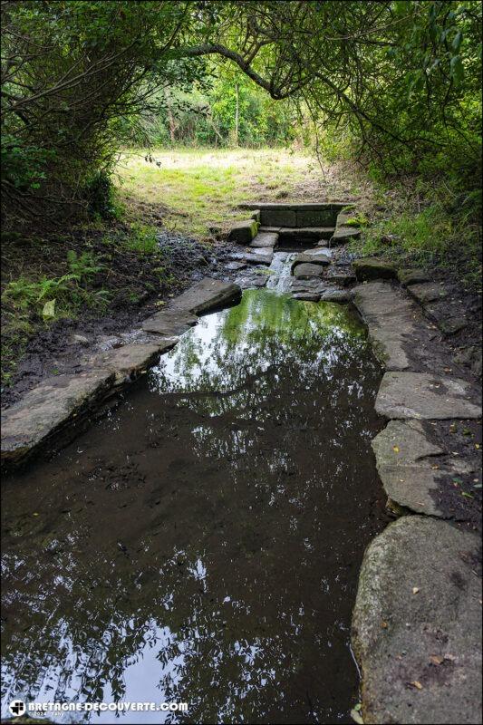 La fontaine Sainte-Haude sur la commune de Landunvez dans le Finistère.