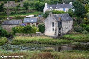 Le moulin de Saint-Usven sur la commune de Landunvez dans le Finistère.
