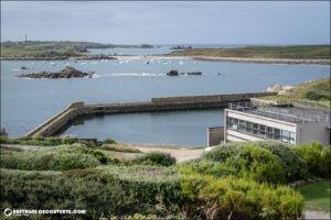 La presqu'île du Vivier sur la commune de Landunvez dans le Finistère.