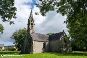 La chapelle Saint-Hervé sur la commune de Gourin dans les Côtes d'Armor.