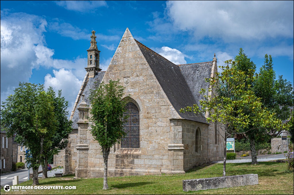 La chapelle Notre-Dame du Bon Voyage sur la commune de Plounérin.