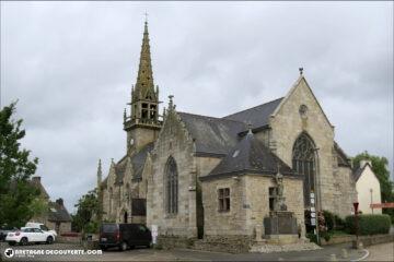 L'église Notre-Dame-de-Clarté sur la commune de Trébrivan.