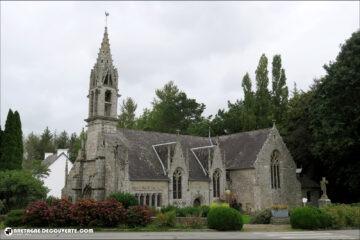 L'église Saint-Juvénal sur la commune du Moustoir.