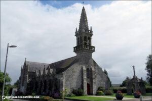 L'église Notre-Dame sur la commune de Plévin dans les Côtes d'Armor.