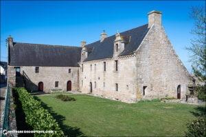 Le manoir de Kerangoff sur la commune de Guissény.