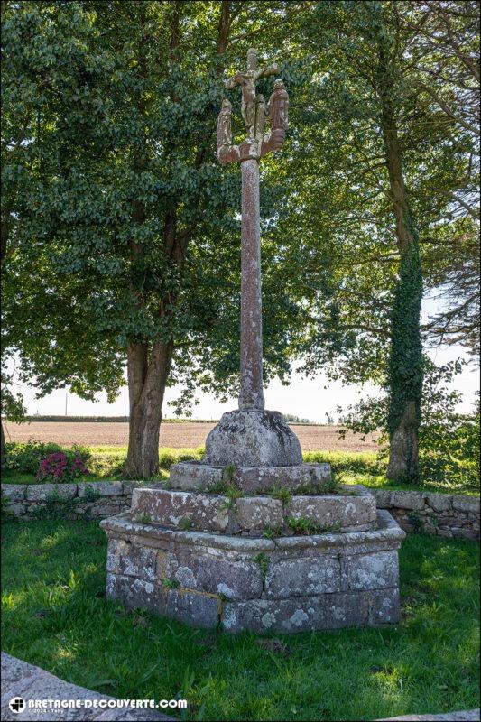 La croix de l'Image sur la commune de Lannilis.