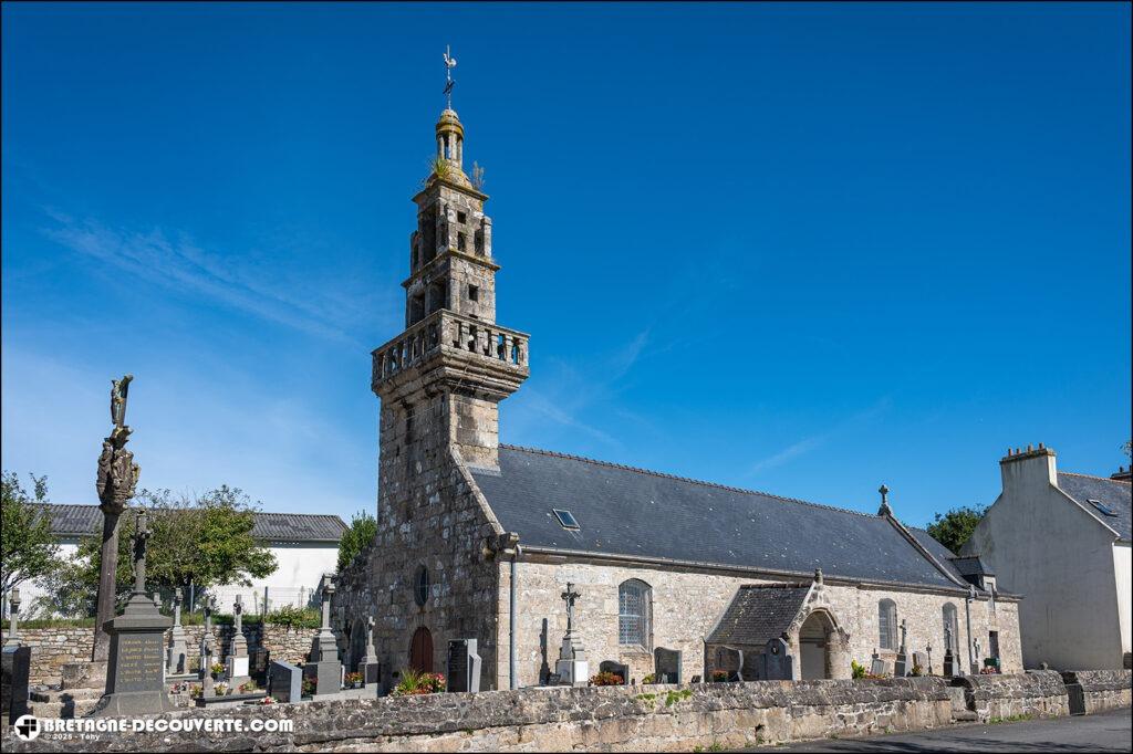 L'église paroissiale Saint-Brévalaire de la commune de Loc-Brévalaire.