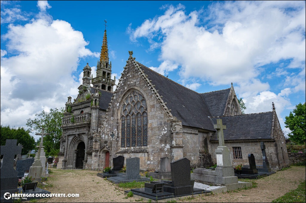 L'église paroissiale Notre-Dame sur la commune de Trémaouézan.