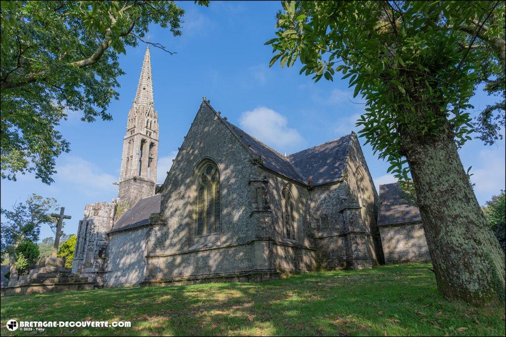 La chapelle Saint-Thelau sur la commune de Plogonnec.