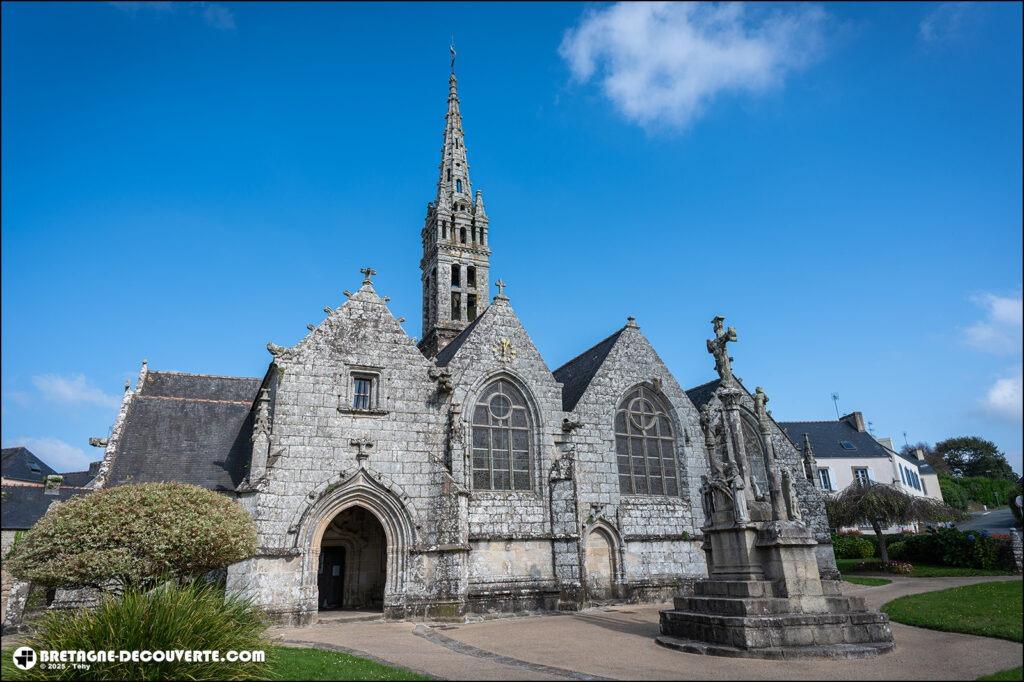 L'église paroissiale Saint-Fiacre de Guengat.