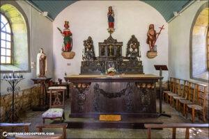 La chapelle Sainte-Catherine sur la commune de Mespaul dans le Finistère.