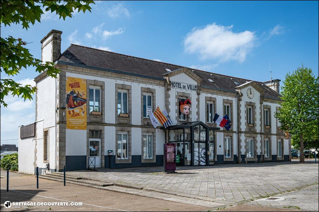 Mairie de la commune de Scaër dans le Finistère.