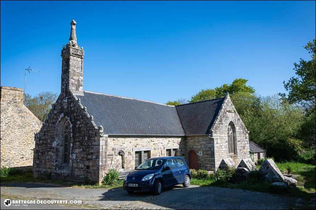 La chapelle Saint-Fiacre sur la commune de Crozon.