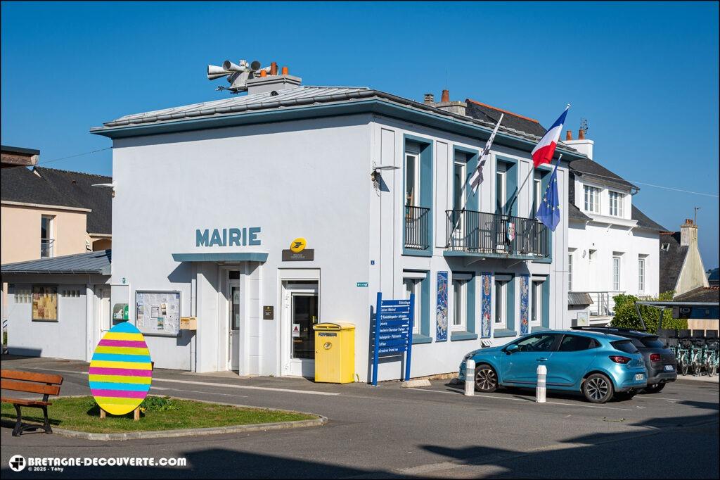 La mairie de la commune de Lanvéoc dans le Finistère