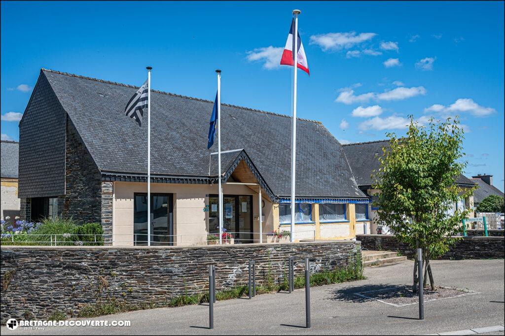 Mairie de la commune de Gouézec dans le Finistère.