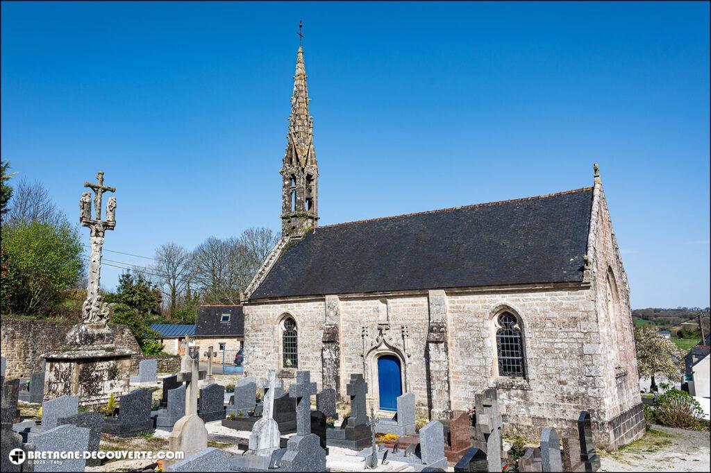 La chapelle Saint-Guénolé sur la commune d'Édern.