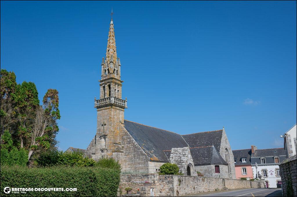 L'église paroissiale Saint-Faron sur la commune de Pouldreuzic.