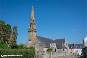 L'église paroissiale Saint-Faron sur la commune de Pouldreuzic.