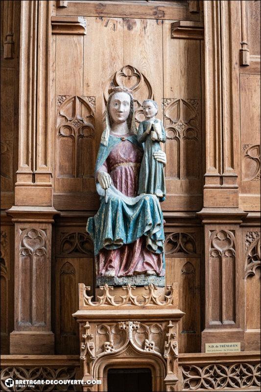 Notre-Dame de Tresmaven dans l'église de Châteaueuf-du-Faou.