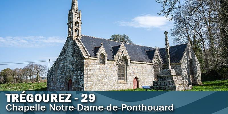 Vignette de la chapelle Notre-Dame-de-Ponthouard à Trégourez.