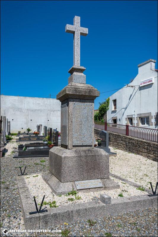 Le monument aux morts de la commune de Saint-Pabu.