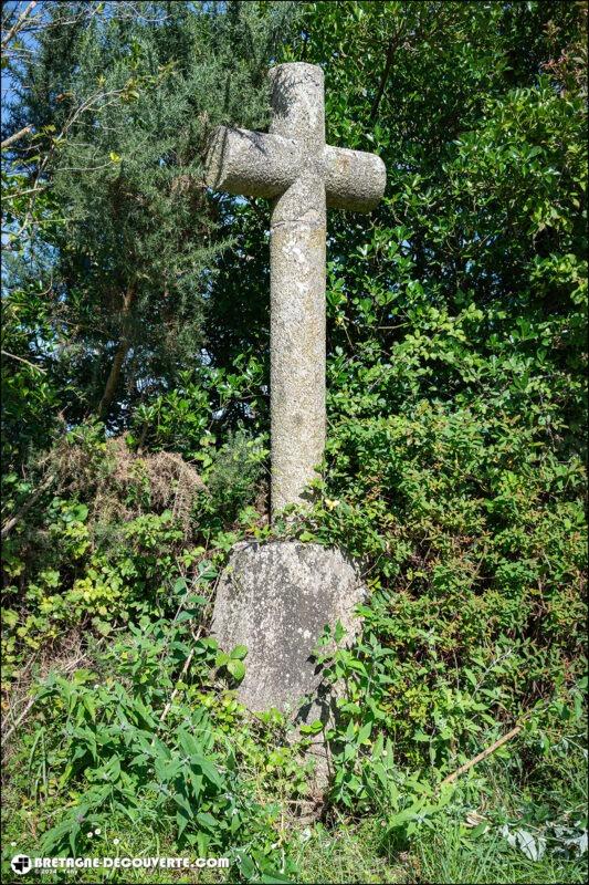 Stèle christianisée de Pen-ar-Prat à Tréouergat.